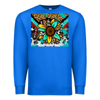 True Royal turquoise gemstone sunflower Premium Sweatshirt - Zillion Design Studio