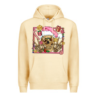 Pina Colada pink christmas skeleton Premium Hoodie - AdoDesignShop