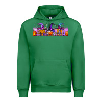 Emerald halloween witch gnomes libbey cup Urban Hoodie - BundleAndBundleShop