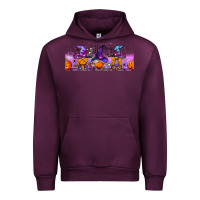 Mauve Wine halloween witch gnomes libbey cup Urban Hoodie - BundleAndBundleShop