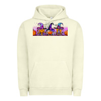 Pigment Pistachio halloween witch gnomes libbey cup Urban Hoodie - BundleAndBundleShop