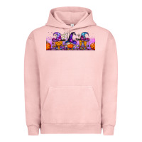 Pigment Salmon halloween witch gnomes libbey cup Urban Hoodie - BundleAndBundleShop