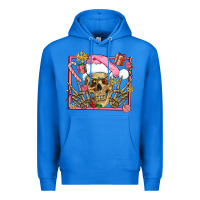 True Royal pink christmas skeleton Premium Hoodie - AdoDesignShop