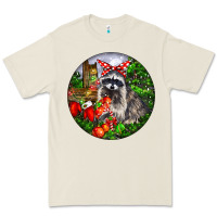 Bone Christmas Raccoon Premium Tee - LillyAllenDesigns