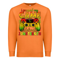 Carrot i paused my game celebrate juneteenth Premium Sweatshirt - texasbilliewilder