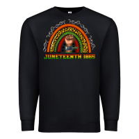 Black juneteenth 1865 rainbow Premium Sweatshirt - texasbilliewilder