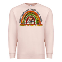 Pale Pink juneteenth 1865 rainbow Premium Sweatshirt - texasbilliewilder