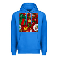 True Royal christmas snow globe seamless pattern Premium Hoodie - BundleAndBundleShop