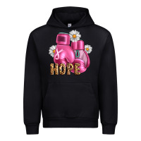 Black Breast Cancer Boxing Gloves Urban Hoodie - Artiststas