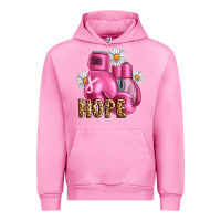Fuchsia Pink Breast Cancer Boxing Gloves Urban Hoodie - Artiststas