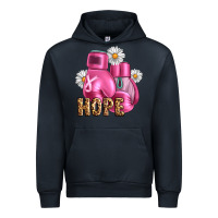 Navy Breast Cancer Boxing Gloves Urban Hoodie - Artiststas