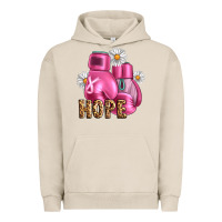 Pigment French Oak Breast Cancer Boxing Gloves Urban Hoodie - Artiststas