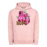 Pigment Salmon Breast Cancer Boxing Gloves Urban Hoodie - Artiststas