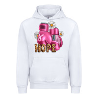 White Breast Cancer Boxing Gloves Urban Hoodie - Artiststas