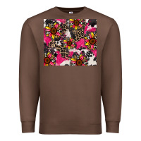 Chestnut sunflower cowhide Premium Sweatshirt - Zillion Design Studio