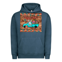 Pigment Midnight Navy happy easter truck Urban Hoodie - JahusDesignShop