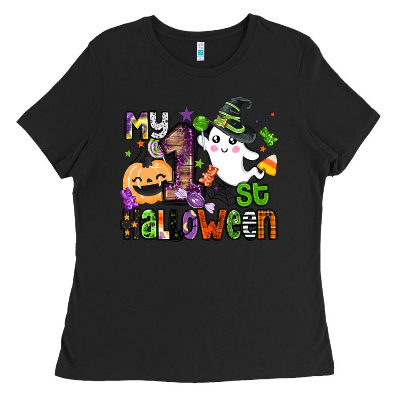 My 1st Halloween Ladies Tee by BarkalooDesign | Teevron