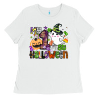 White my 1st halloween Ladies Tee - BarkalooDesign