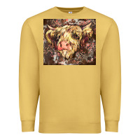 Antique Gold leopard cow Premium Sweatshirt - Zillion Design Studio