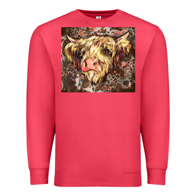Leopard Cow Premium Sweatshirt by Zillion Design Studio | Teevron