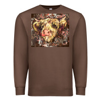 Chestnut leopard cow Premium Sweatshirt - Zillion Design Studio