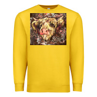 Lemon leopard cow Premium Sweatshirt - Zillion Design Studio