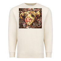 Sandshell leopard cow Premium Sweatshirt - Zillion Design Studio