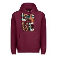 Burgundy love camp Premium Hoodie - JahusDesignShop