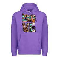 Purple love camp Premium Hoodie - JahusDesignShop