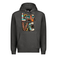 Charcoal Heather love camp Premium Hoodie - JahusDesignShop