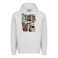 Dove Grey love camp Premium Hoodie - JahusDesignShop