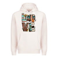 Pale Pink love camp Premium Hoodie - JahusDesignShop