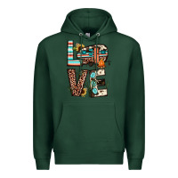 Sports Green love camp Premium Hoodie - JahusDesignShop