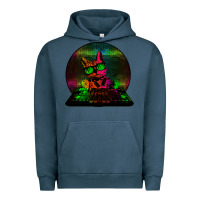 Pigment Midnight Navy HOUSE CAT (Rainbow DJ Kitty) Urban Hoodie - Bettercallsaul