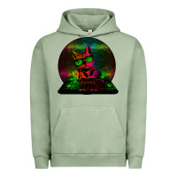 Pigment Oil Green HOUSE CAT (Rainbow DJ Kitty) Urban Hoodie - Bettercallsaul