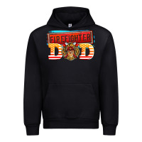 Black firefighter dad Urban Hoodie - AdoDesignShop