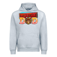 Heather Grey firefighter dad Urban Hoodie - AdoDesignShop