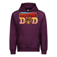 Mauve Wine firefighter dad Urban Hoodie - AdoDesignShop