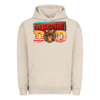 Pigment French Oak firefighter dad Urban Hoodie - AdoDesignShop