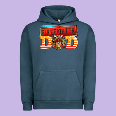 Firefighter Dad Urban Hoodie Designed By Adodesignshop