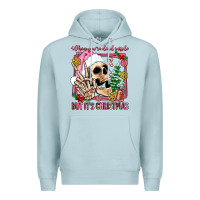 Blue Mist when you're dead inside but it's christmas Premium Hoodie - AdoDesignShop