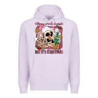 Lilac when you're dead inside but it's christmas Premium Hoodie - AdoDesignShop