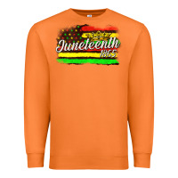 Carrot juneteenth 1865 with crown flag Premium Sweatshirt - texasbilliewilder