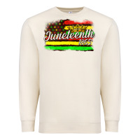 Sandshell juneteenth 1865 with crown flag Premium Sweatshirt - texasbilliewilder