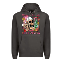 Smoke when you're dead inside but it's christmas Premium Hoodie - AdoDesignShop