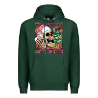Sports Green when you're dead inside but it's christmas Premium Hoodie - AdoDesignShop