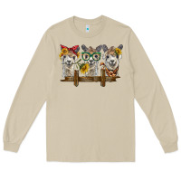 Mushroom 3 alpacas Long Sleeve Tee - BarkalooDesign