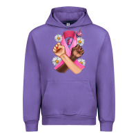 Tulip Breast Cancer Fist Daisy Butterfly Urban Hoodie - Artiststas