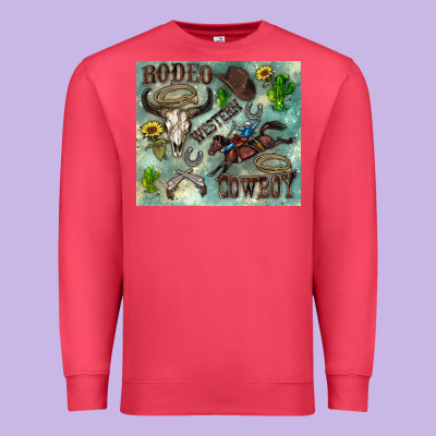 Country Western Premium Sweatshirt Designed By Zillion Design Studio