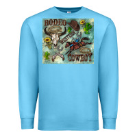Ocean Blue country western Premium Sweatshirt - Zillion Design Studio